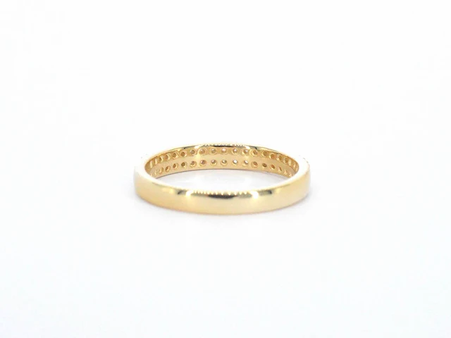 Gouden rijring met diamanten - afbeelding 9 van  11