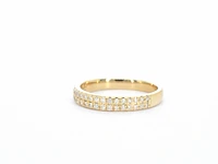 Gouden rijring met diamanten - afbeelding 10 van  11