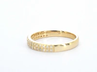 Gouden rijring met diamanten - afbeelding 11 van  11