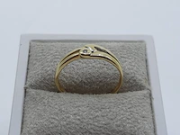 Gouden ring, 14 karaats - afbeelding 1 van  11