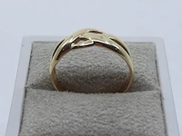 Gouden ring, 14 karaats - afbeelding 1 van  10