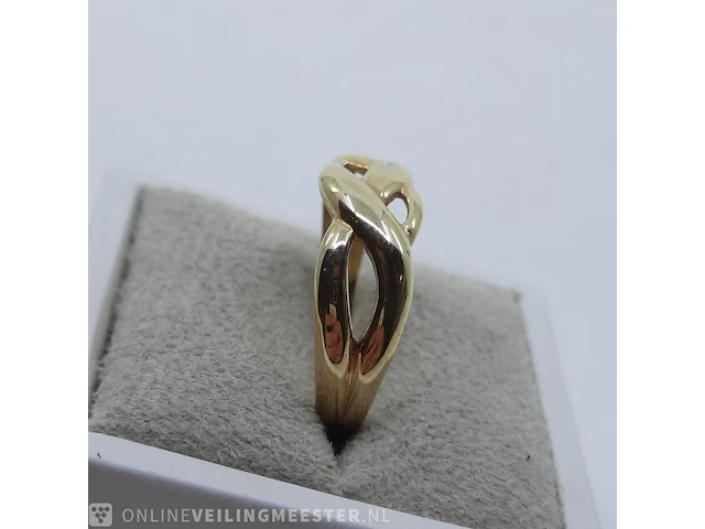 Gouden ring, 14 karaats - afbeelding 7 van  10