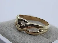 Gouden ring, 14 karaats - afbeelding 9 van  10