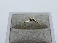 Gouden ring, 14 karaats - afbeelding 1 van  10