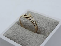 Gouden ring, 14 karaats - afbeelding 2 van  6