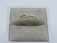 Gouden ring, 14 karaats - afbeelding 1 van  8