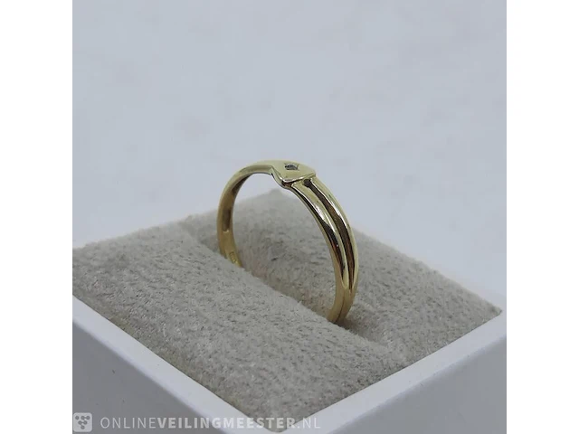 Gouden ring, 14 karaats - afbeelding 4 van  8