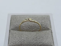 Gouden ring, 14 karaats - afbeelding 1 van  7