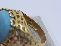 Gouden ring, 18 karaats - afbeelding 5 van  6