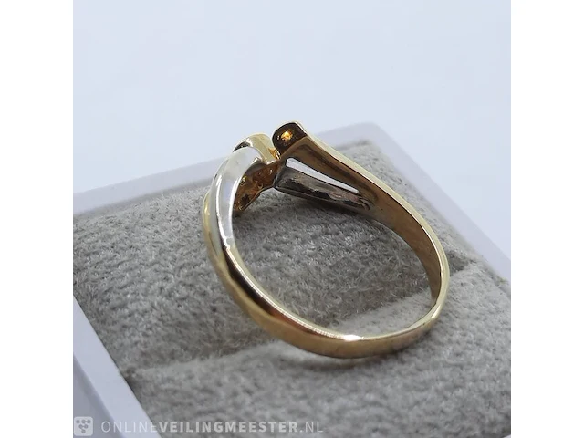 Gouden ring, 18 karaats - afbeelding 6 van  7