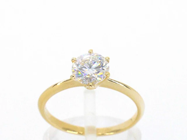 Gouden ring briljant 1.50 ct - afbeelding 1 van  11