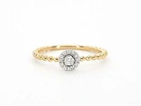 Gouden ring briljant diamant - afbeelding 7 van  9