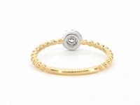 Gouden ring briljant diamant - afbeelding 8 van  9