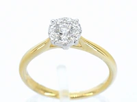 Gouden ring met 0.50 carat diamant - afbeelding 1 van  7
