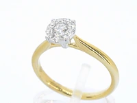 Gouden ring met 0.50 carat diamant - afbeelding 3 van  7