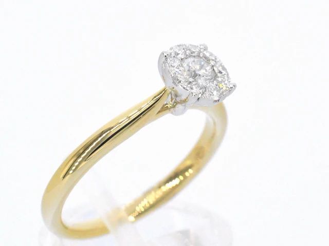 Gouden ring met 0.50 carat diamant - afbeelding 4 van  7