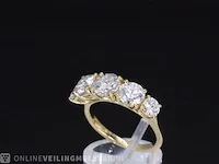 Gouden ring met 2.90 carat briljanten - afbeelding 5 van  11