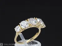 Gouden ring met 2.90 carat briljanten - afbeelding 6 van  11