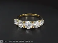 Gouden ring met 2.90 carat briljanten - afbeelding 8 van  11