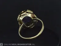 Gouden ring met amethist - afbeelding 5 van  6