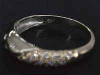 Gouden ring met briljant geslepen diamanten - afbeelding 6 van  8