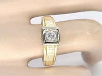 Gouden ring met briljant geslepen diamanten - afbeelding 12 van  12