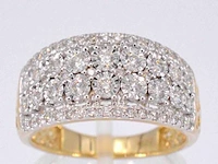 Gouden ring met briljanten 1.00 carat - afbeelding 1 van  9