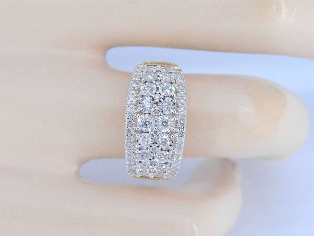 Gouden ring met briljanten 1.00 carat - afbeelding 2 van  9