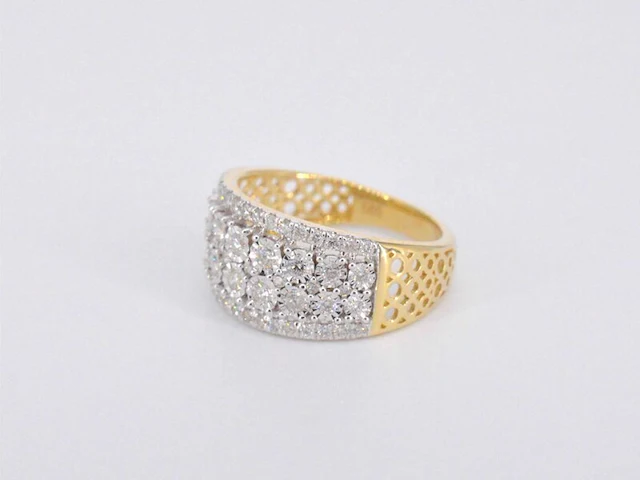Gouden ring met briljanten 1.00 carat - afbeelding 8 van  9