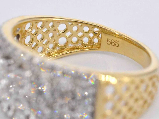 Gouden ring met briljanten 1.00 carat - afbeelding 9 van  9