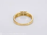 Gouden ring met diamant en multicolour edelstenen - afbeelding 8 van  10