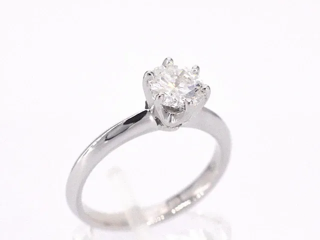 Gouden ring met diamant met een briljant geslepen diamant van 1.00 carat - afbeelding 5 van  9