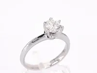 Gouden ring met diamant met een briljant geslepen diamant van 1.00 carat - afbeelding 5 van  9