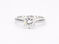 Gouden ring met diamant met een briljant geslepen diamant van 1.00 carat - afbeelding 6 van  9
