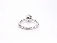 Gouden ring met diamant met een briljant geslepen diamant van 1.00 carat - afbeelding 7 van  9