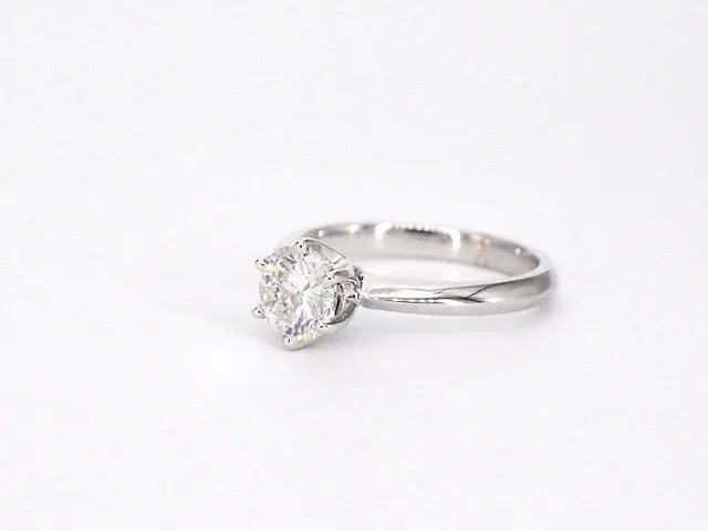 Gouden ring met diamant met een briljant geslepen diamant van 1.00 carat - afbeelding 8 van  9