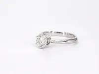 Gouden ring met diamant met een briljant geslepen diamant van 1.00 carat - afbeelding 8 van  9