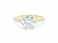 Gouden ring met diamant met een briljant geslepen diamant van 2.00 carat - afbeelding 6 van  9