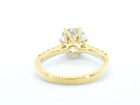 Gouden ring met diamant met een briljant geslepen diamant van 2.00 carat - afbeelding 7 van  9