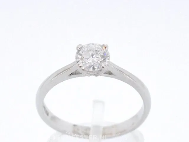 Gouden ring met diamant van 0.85 carat - afbeelding 1 van  8