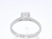 Gouden ring met diamant van 0.85 carat