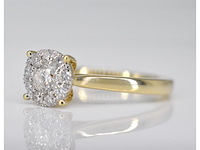 Gouden ring met diamant - afbeelding 4 van  7