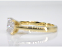 Gouden ring met diamant - afbeelding 5 van  7