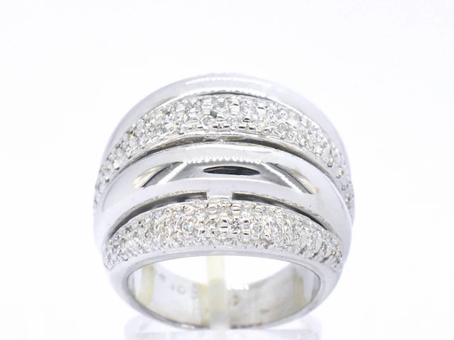 Gouden ring met diamant - afbeelding 1 van  11