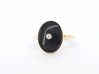 Gouden ring met diamant - afbeelding 7 van  10