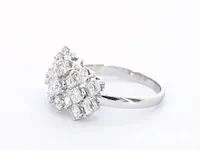 Gouden ring met diamanten 2.70 carat - afbeelding 2 van  10