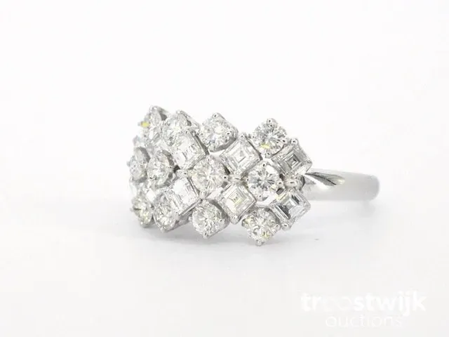 Gouden ring met diamanten 2.70 carat - afbeelding 9 van  10
