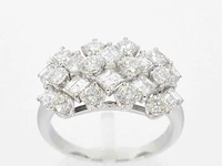 Gouden ring met diamanten 2.70 carat - afbeelding 1 van  12