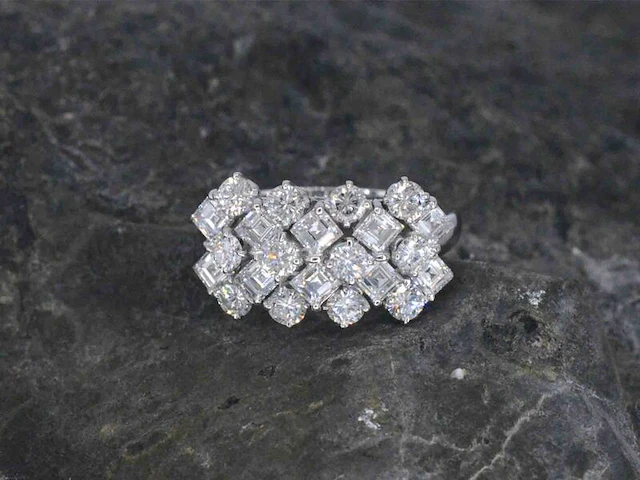 Gouden ring met diamanten 2.70 carat - afbeelding 9 van  12