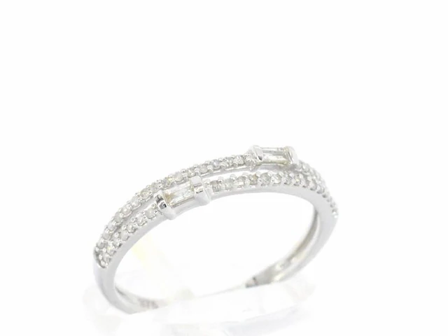 Gouden ring met diamanten - afbeelding 6 van  11